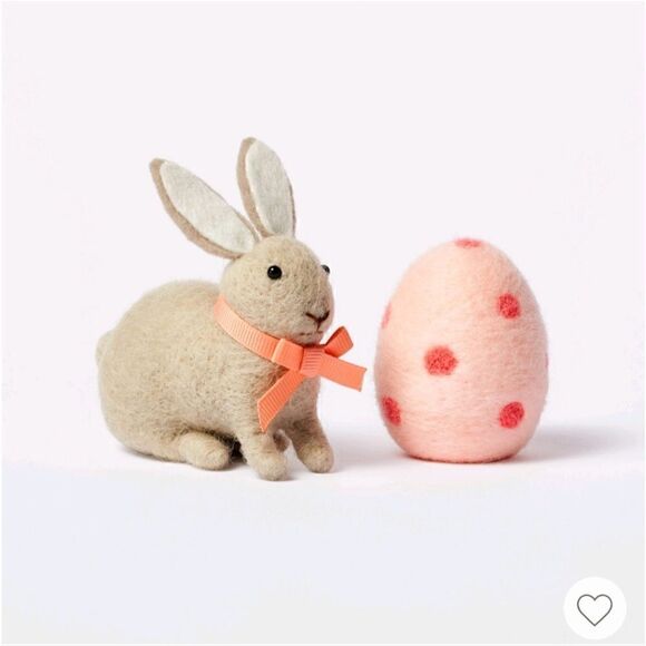 Other - Nwt 2pk Easter Mini Felt Characters EasterBunny & Egg - Spritz""
